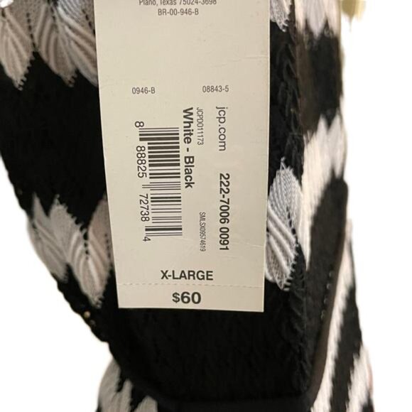 a.n.a Classic Black Label Striped Maxi Dress, XL, NWT - Picture 5 of 5